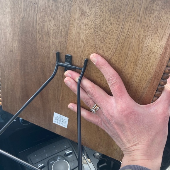 Wooden Beaded Recipe Book Holder - Picture 3 of 6